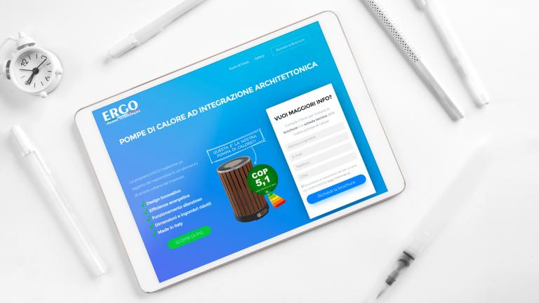 Realizzazione landing page Ergo Thermo